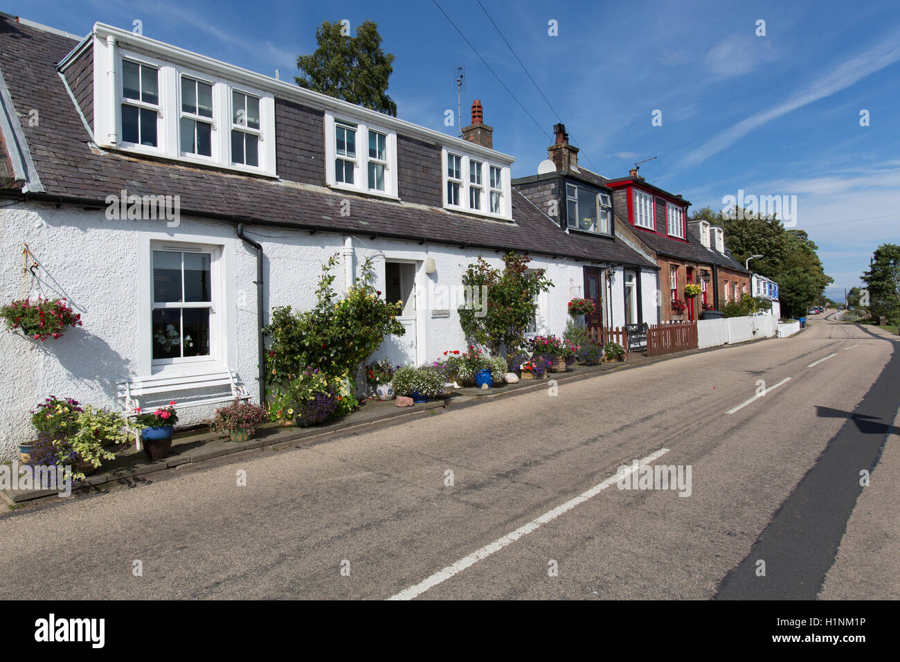 Corrie Village Corrie Arran Isle Arran Stock Photos & Corrie Village