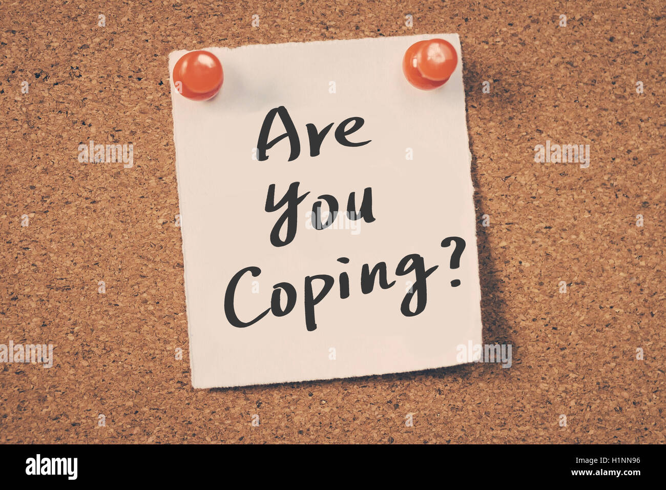 Are you coping? Stock Photo