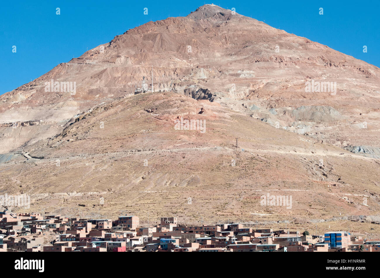 Cerro Rico, the silver mountain, Potosi, Bolivia Stock Photo - Alamy