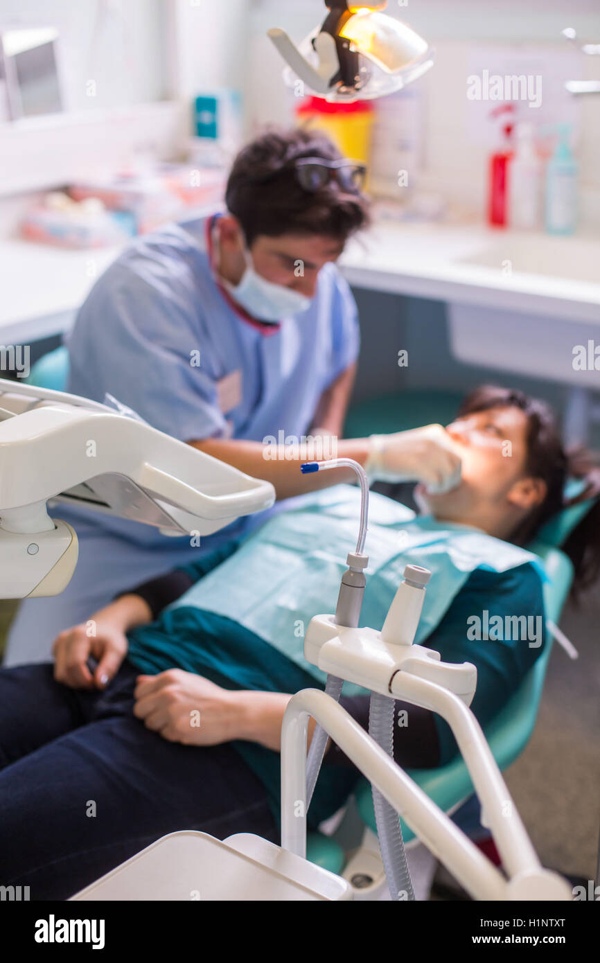 Dental care, Bordeaux hospital, France Stock Photo Alamy