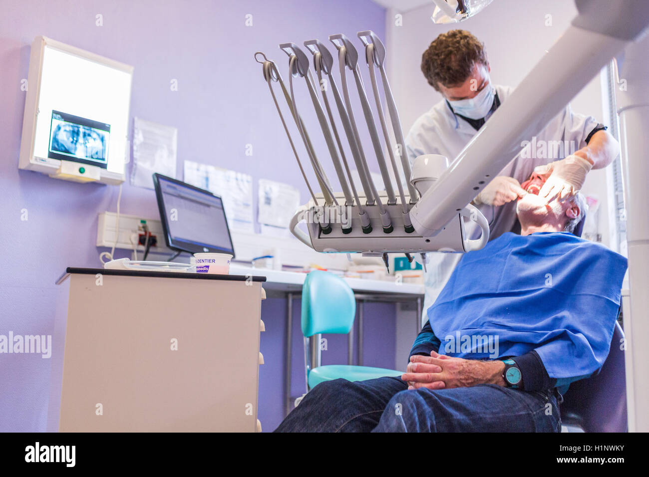 Dental care, Bordeaux hospital, France Stock Photo Alamy