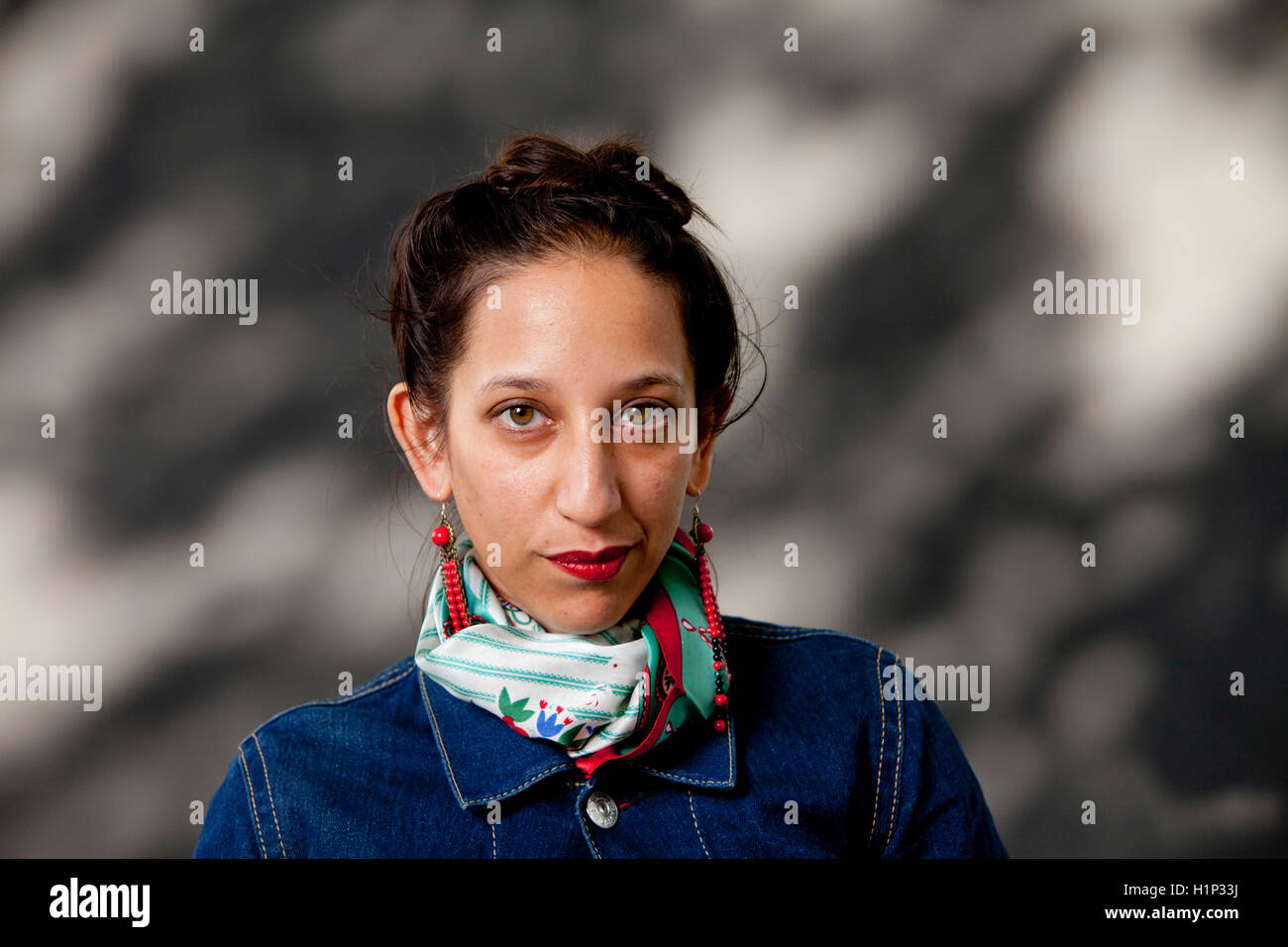 Bidisha, the British broadcaster and journalist, at the Edinburgh ...