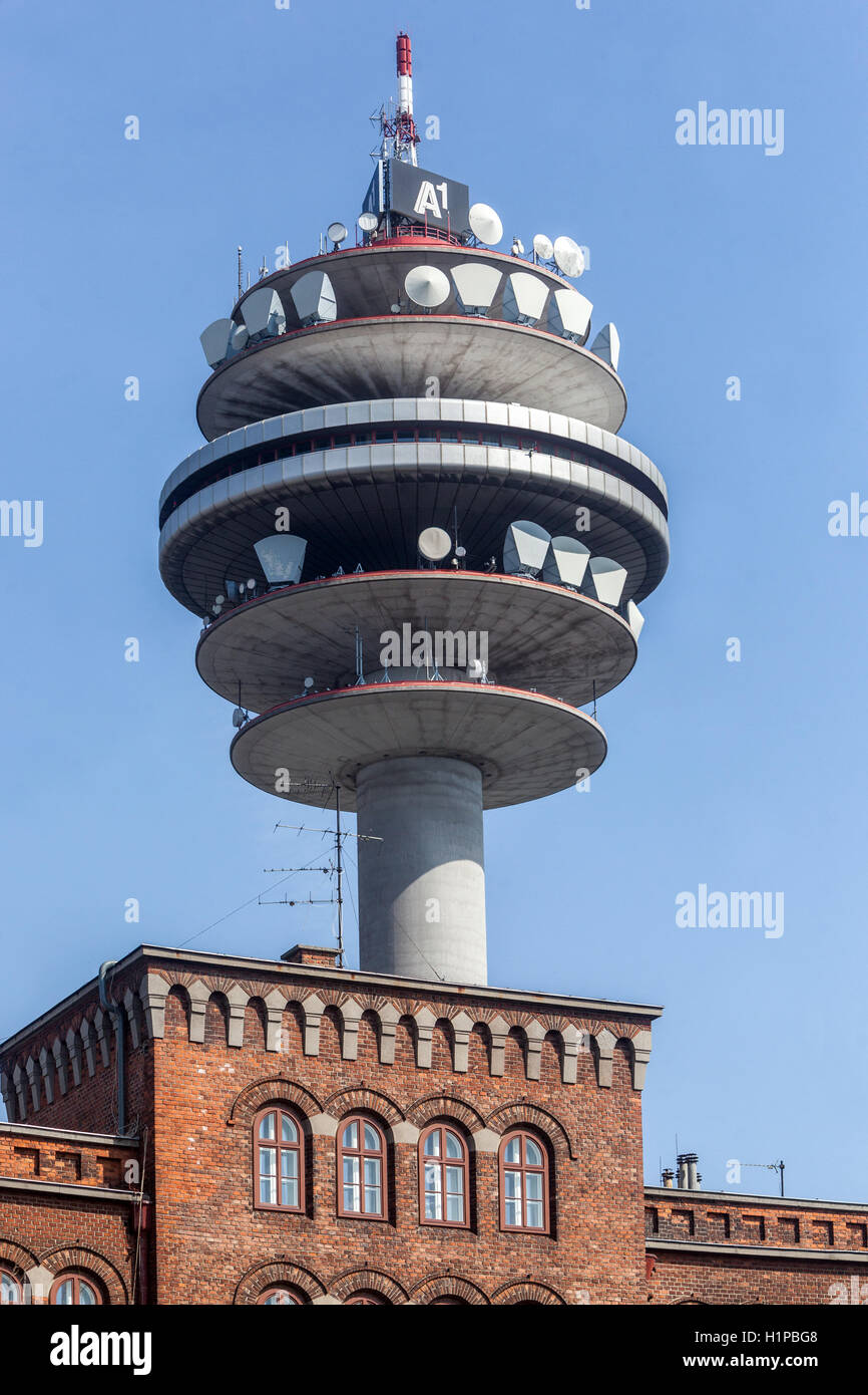 Arsenal Funkturm TV Tower, Vienna, Austria Stock Photo