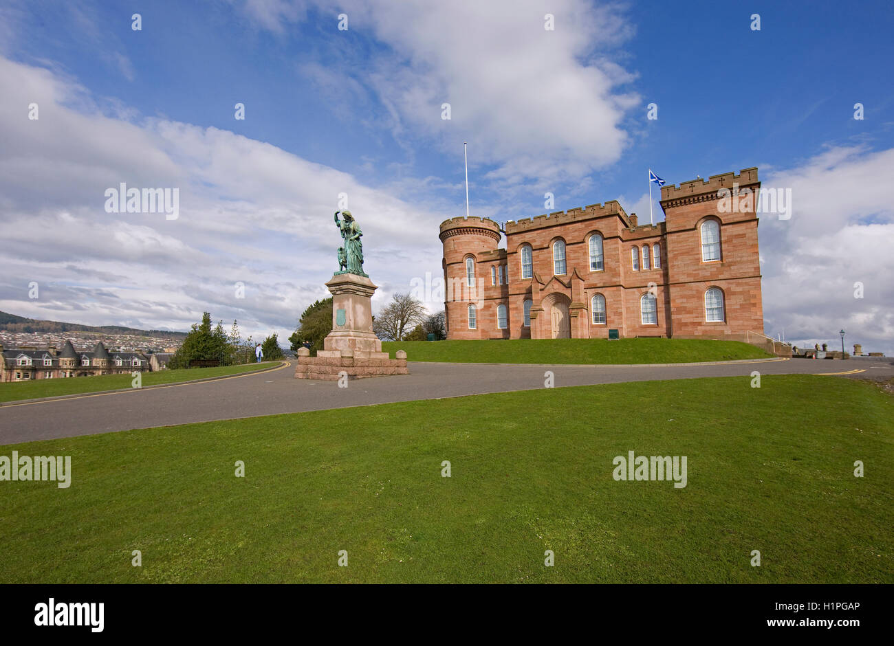 Inverness Castle, Scottish Highlands Stock Photo