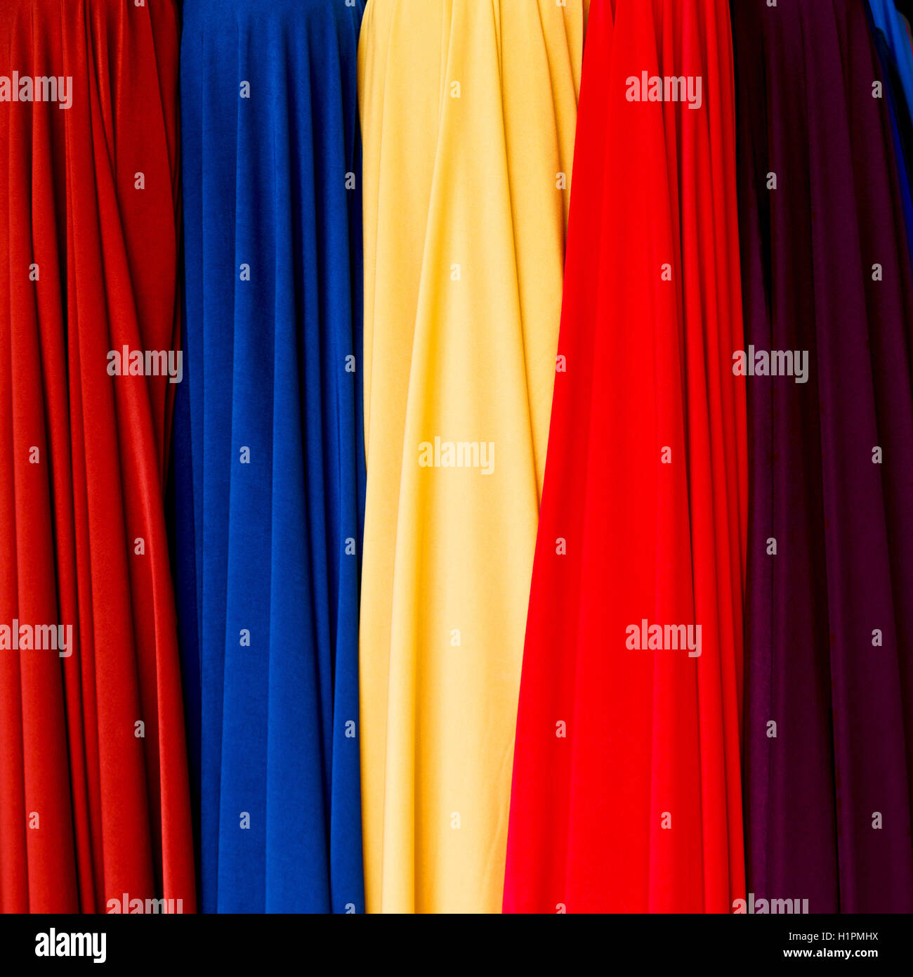 blur in iran scarf in a market texture abstract of colors and bazaar ...