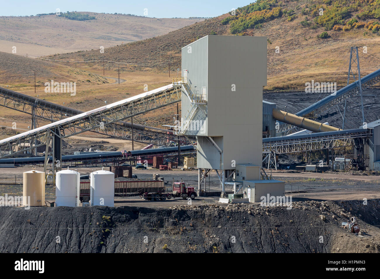 Oak Creek, Colorado A coal loading facility at Peabody Energy's