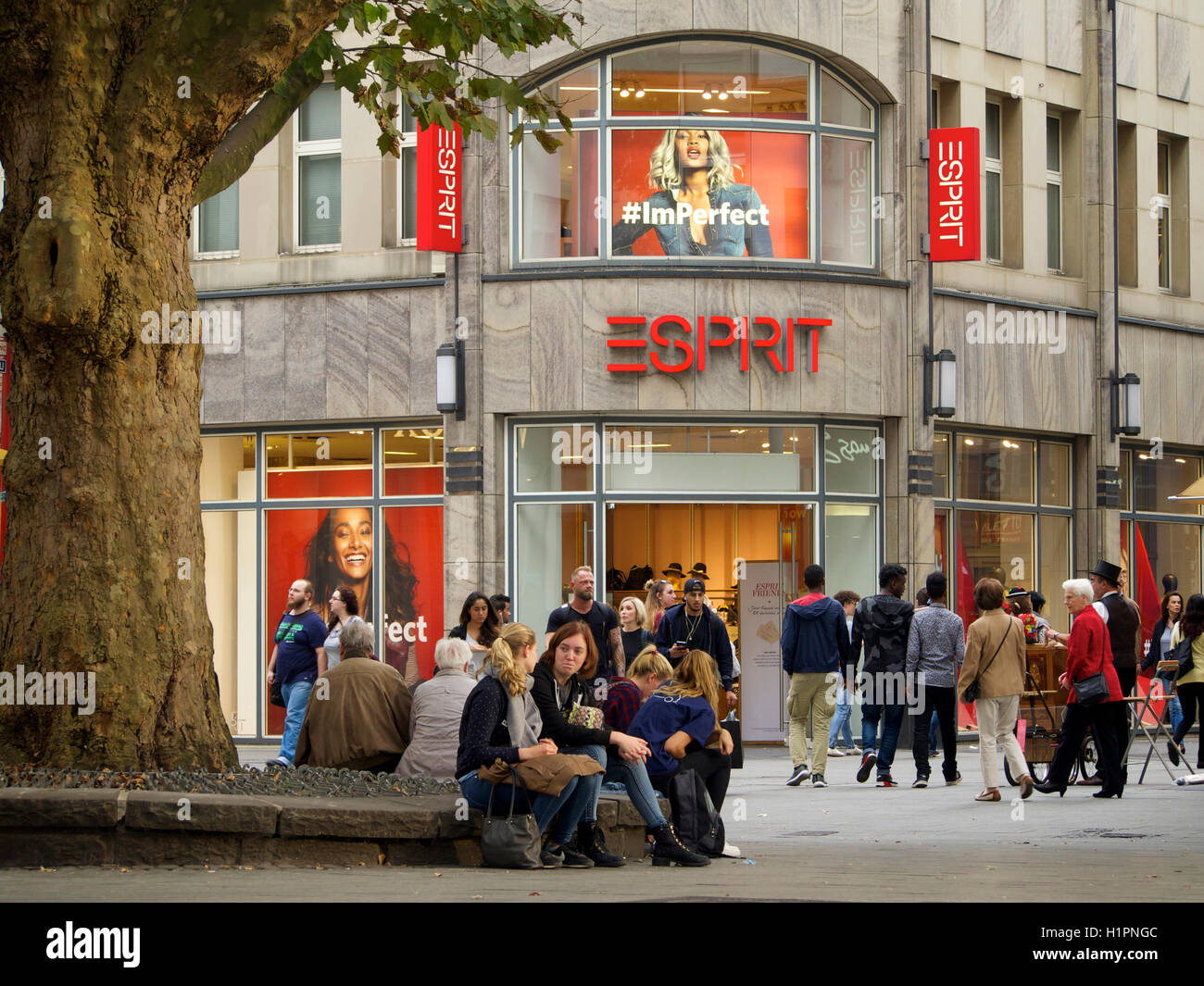 German fashion brand Esprit flagship store in the city center of Cologne, NRW, Germany Stock Photo