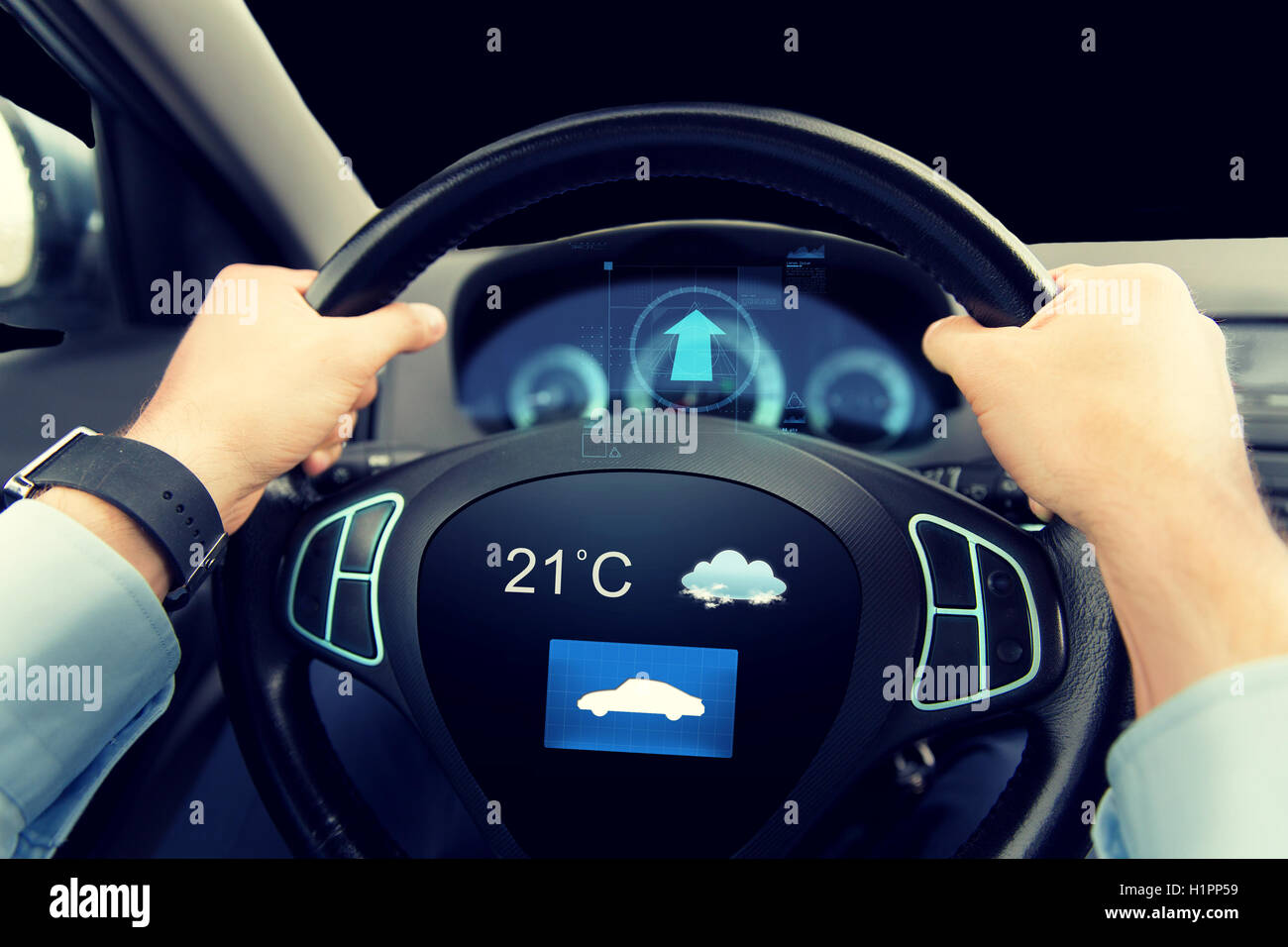 Car temperature sensor hi-res stock photography and images - Alamy