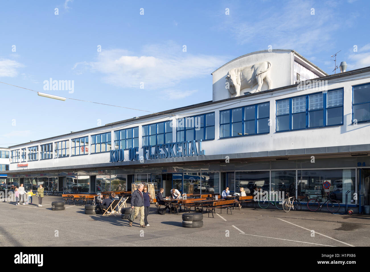 Copenhagen Meatpacking District Stock Photo Alamy