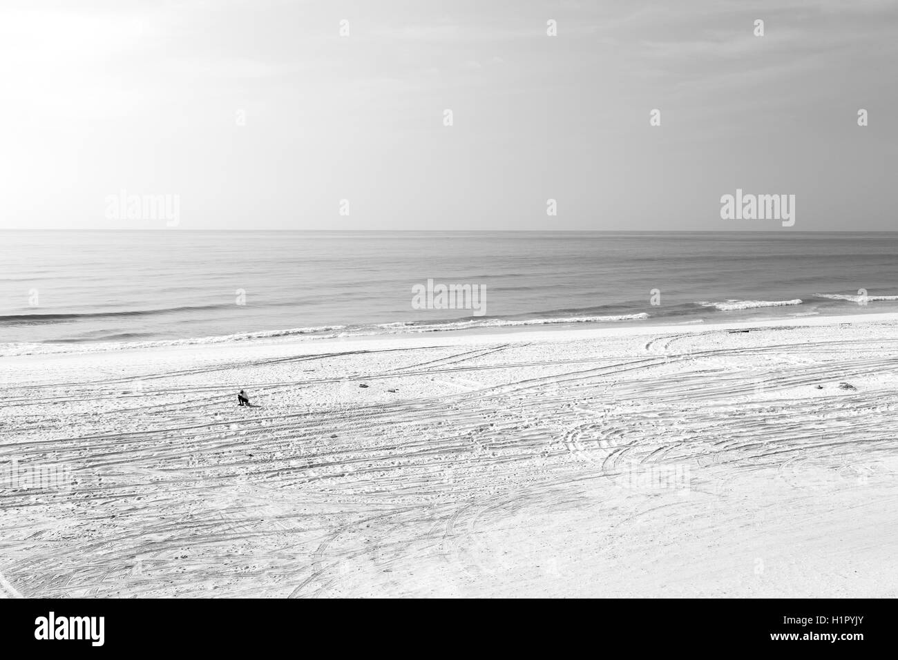 Oman beach sandy Black and White Stock Photos & Images - Alamy