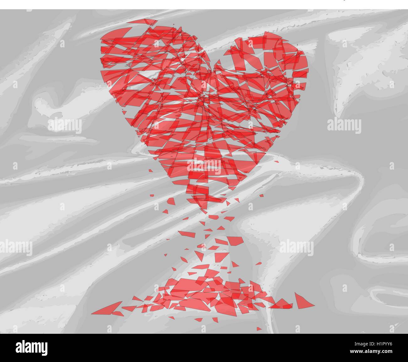 Shattered heart hi-res stock photography and images - Alamy