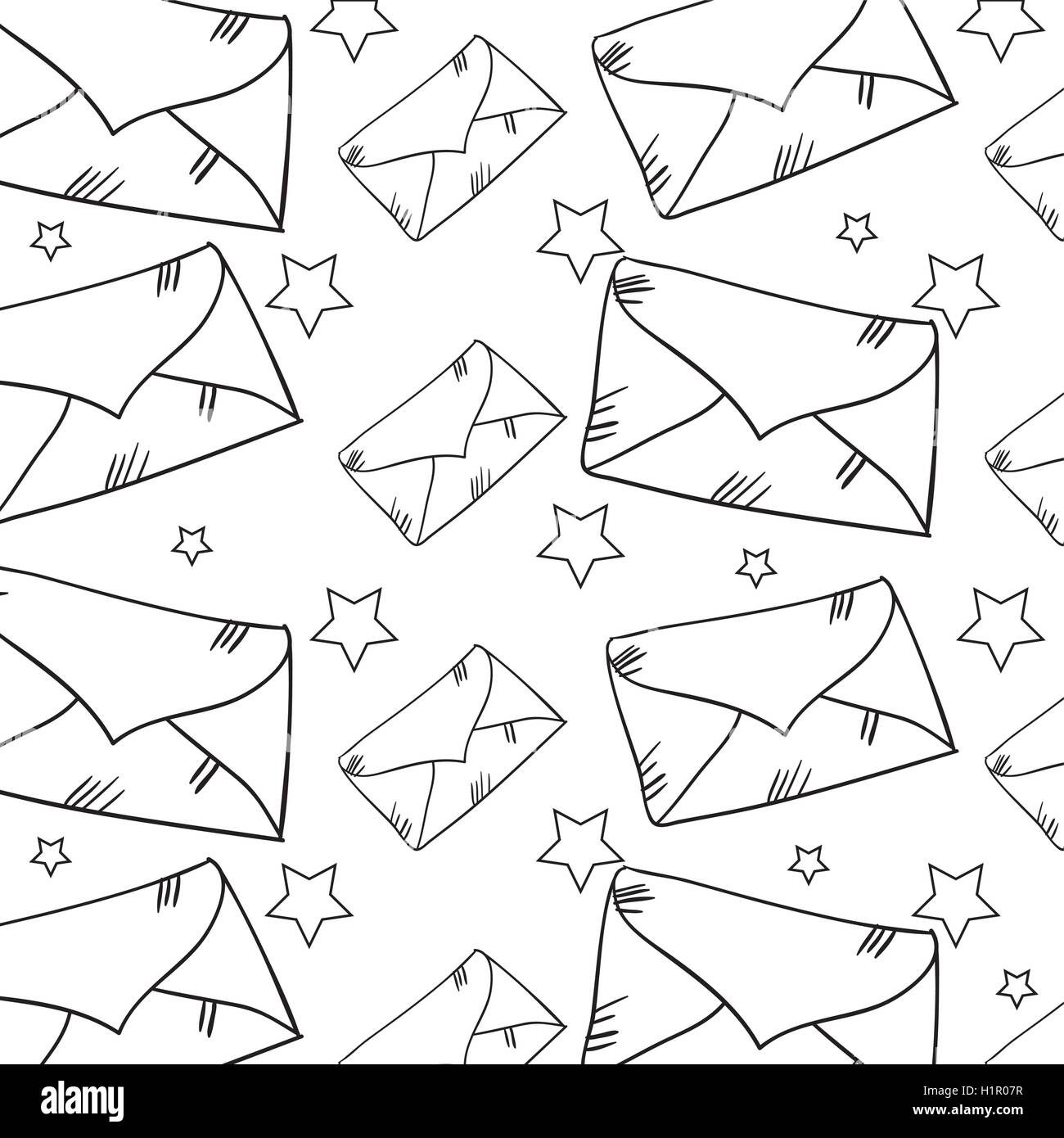 envelope with stars background Stock Vector Image & Art - Alamy