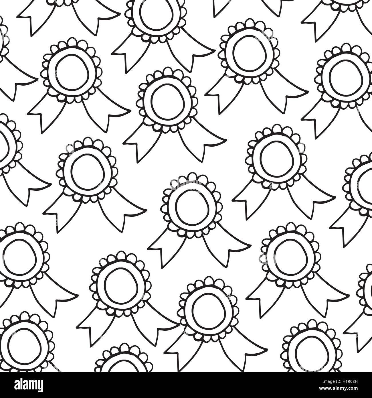 badge with ribbon background Stock Vector Image & Art - Alamy