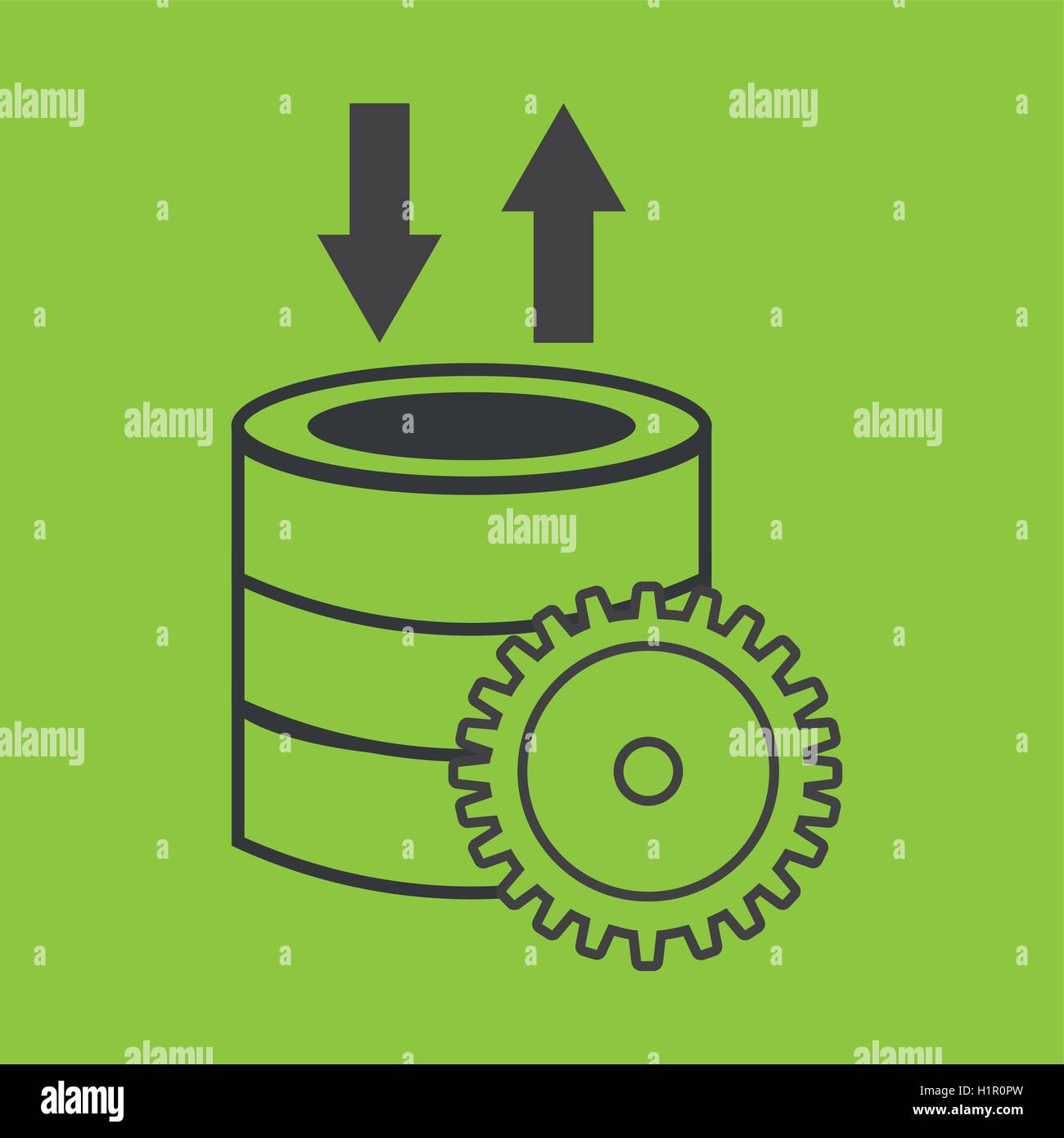 big data center flat icons Stock Vector Image & Art - Alamy