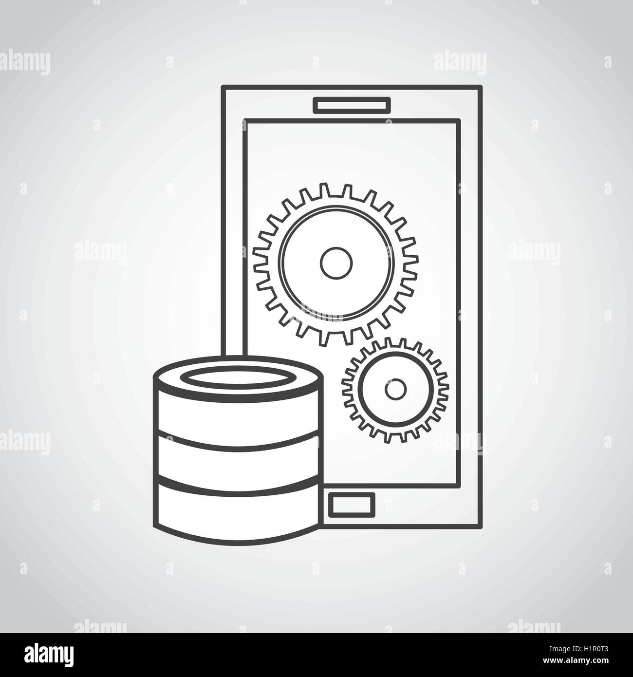 big data center flat icons Stock Vector Image & Art - Alamy