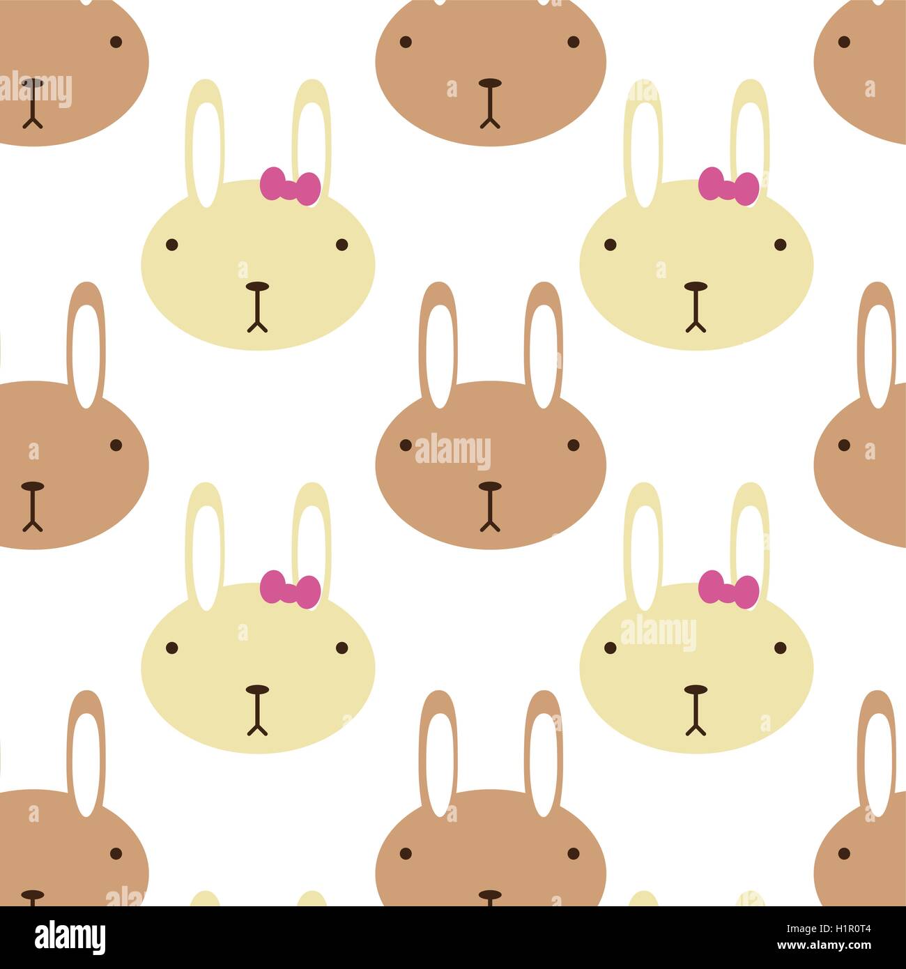 cartoon rabbit background Stock Vector Image & Art - Alamy