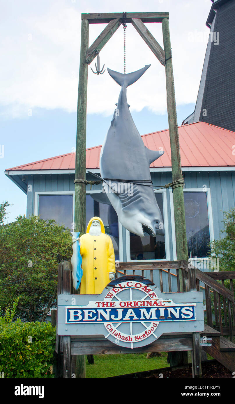 Benjamins Lighthouse restaurant in Myrtle Beach South Carolina Stock Photo