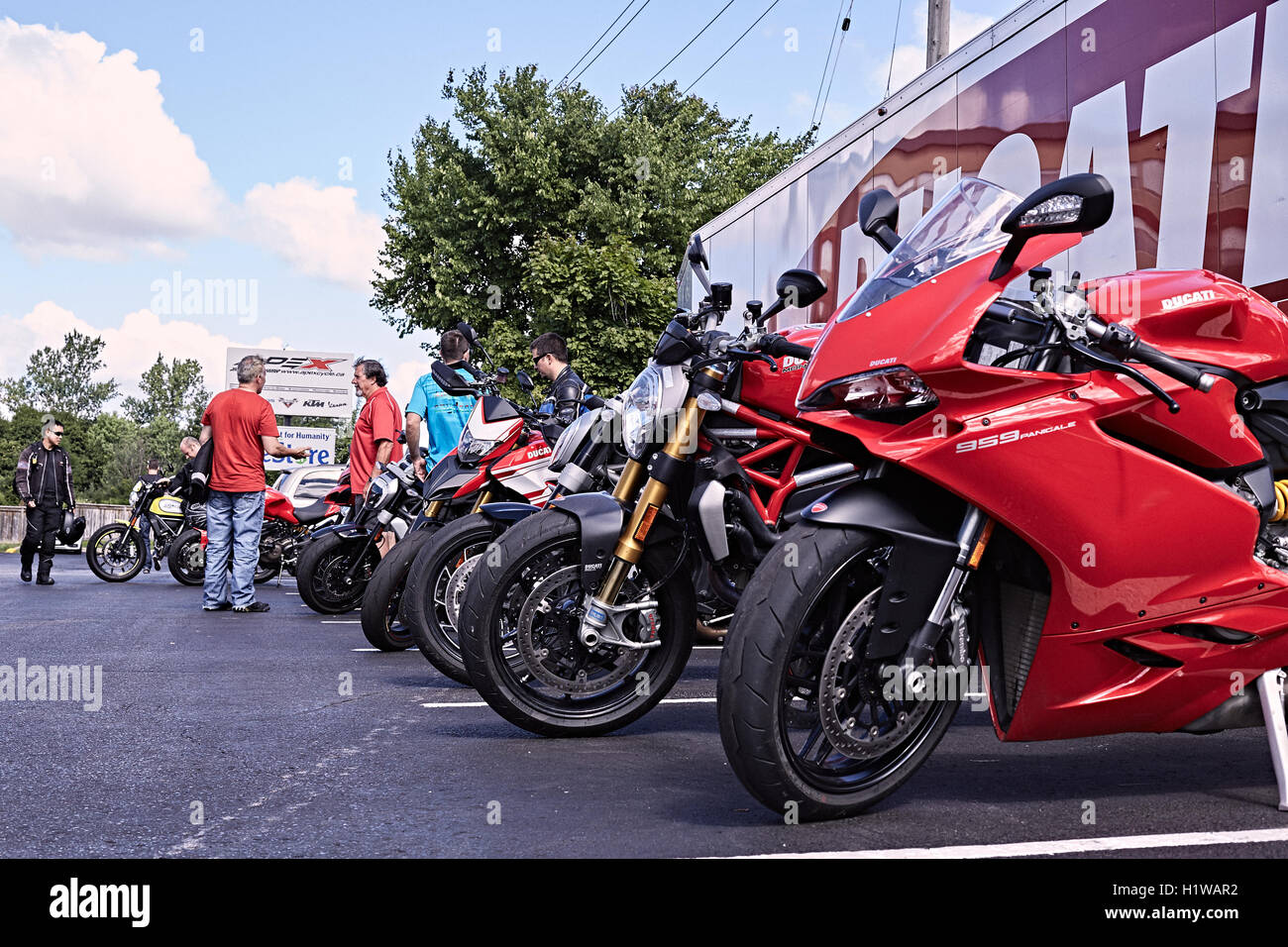 Ducati Experience. Ducati Motorcycles Stock Photo Alamy