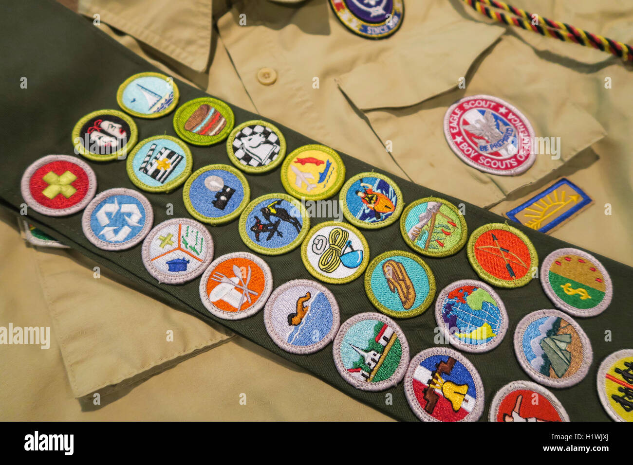 Boy scout badges hi-res stock photography and images - Alamy