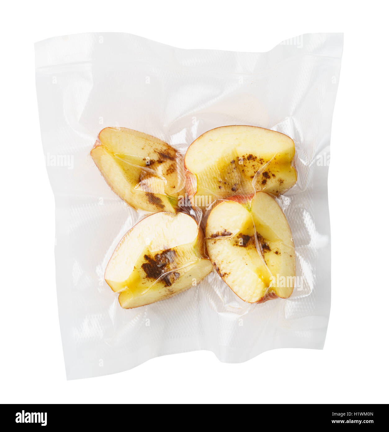 Vacuum sealed apples Stock Photo Alamy