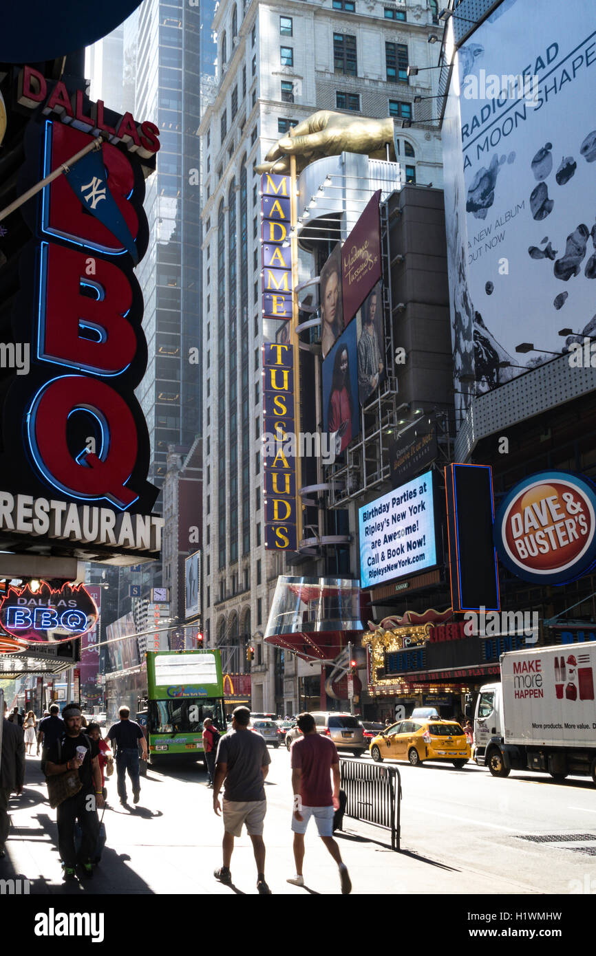Madame Tussauds, W. 42nd Street, Times Square, NYC, USA Stock Photo - Alamy