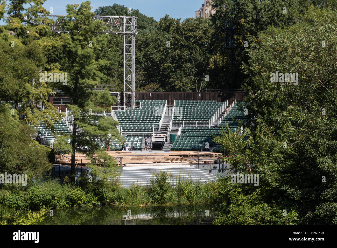 The Delacorte Theater, Central Park Stock Photo Alamy
