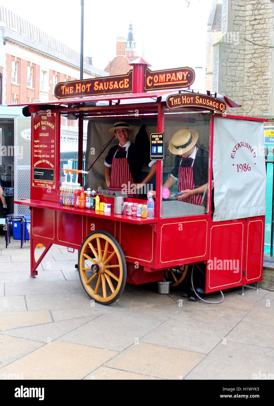 British street food Stock Photo - Alamy