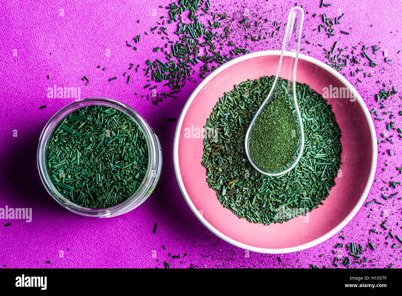 Spirulina algae health Stock Photo Alamy
