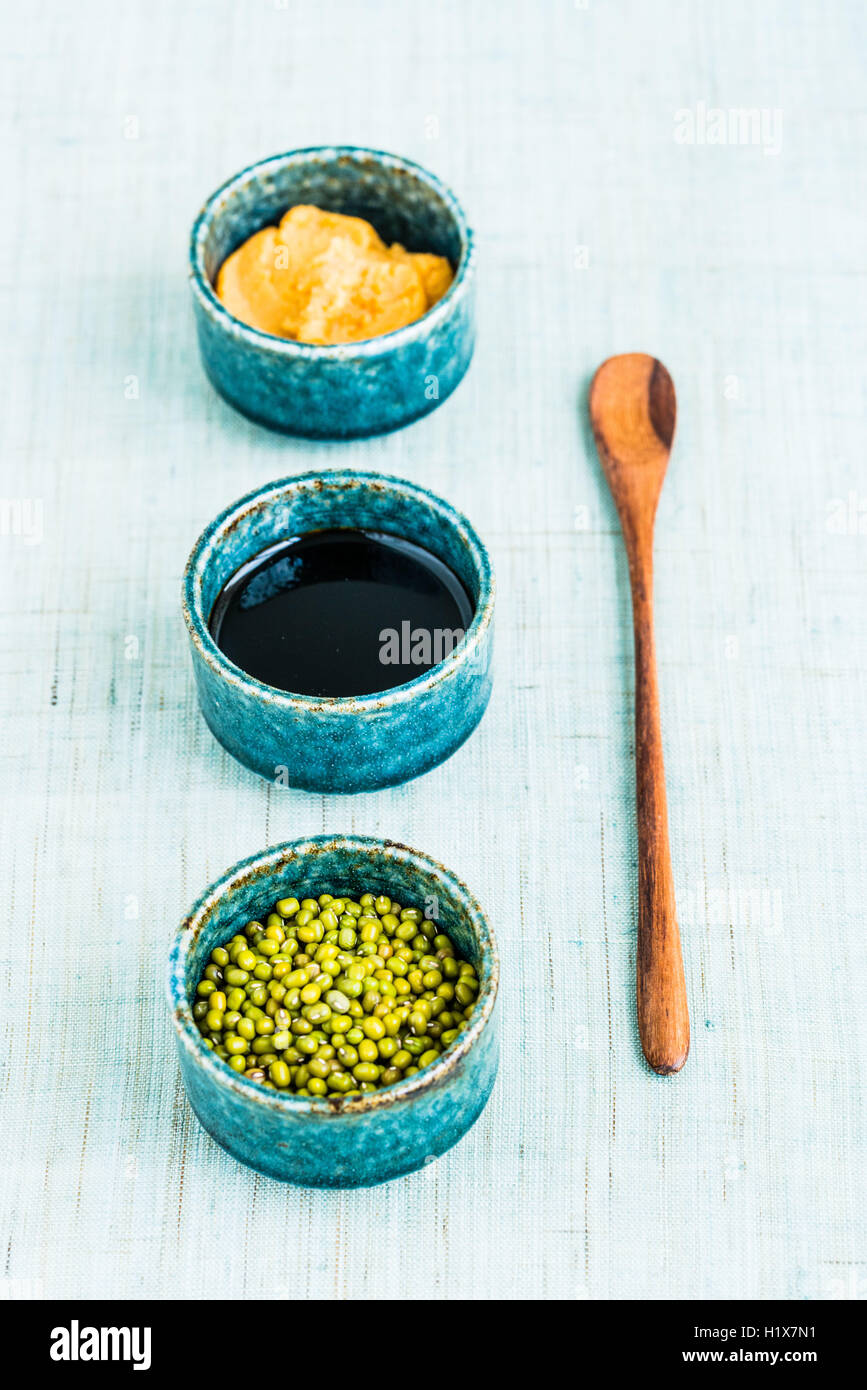 Miso Paste fermented Soybean Paste Seeds Mungo And Soy Sauce 