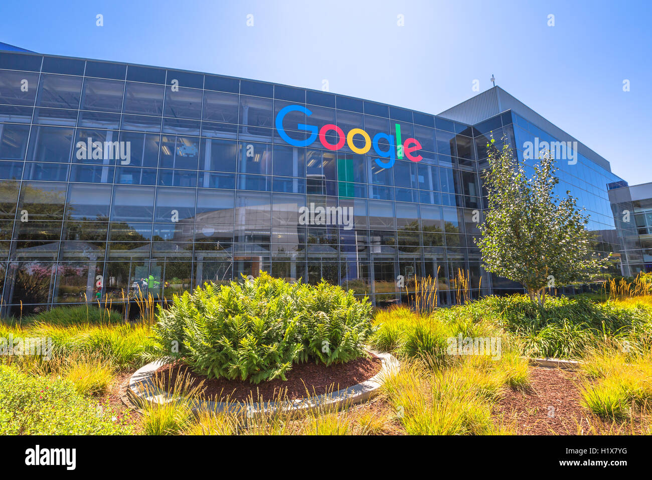 Google headquarters Sign Stock Photo Alamy