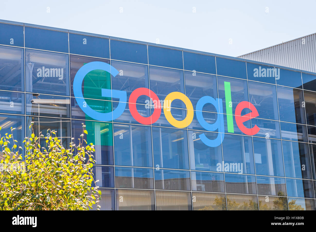 Google Logo Sign Stock Photo