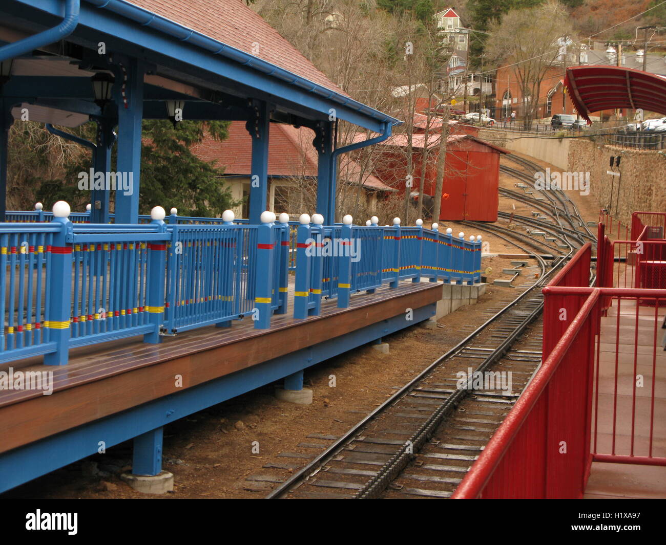 Cog Railway, Manitou Springs, Colorado Stock Photo