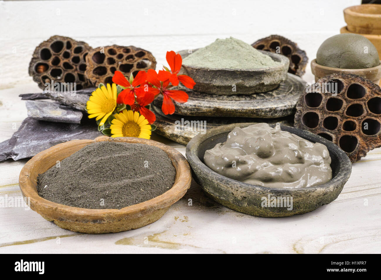 Ochre Clay Powder And Mud High Resolution Stock Photography and Images ...