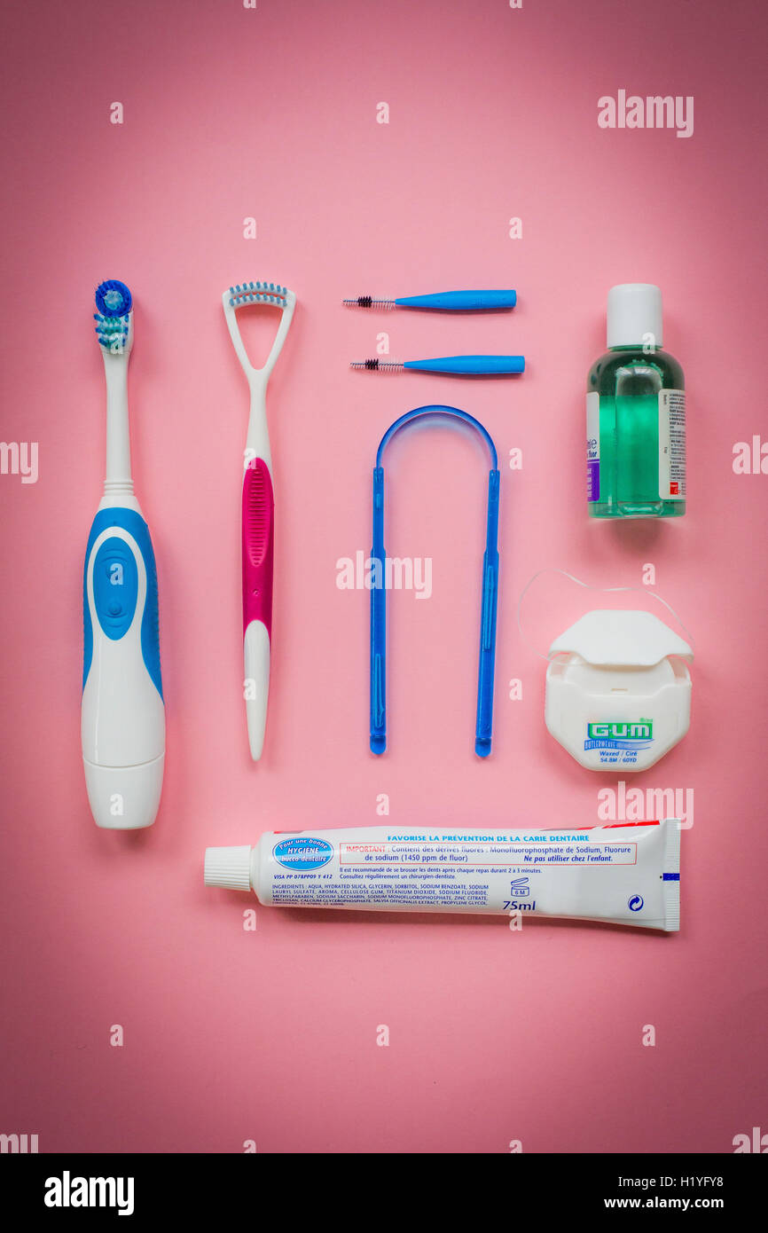 dental floss toothbrush