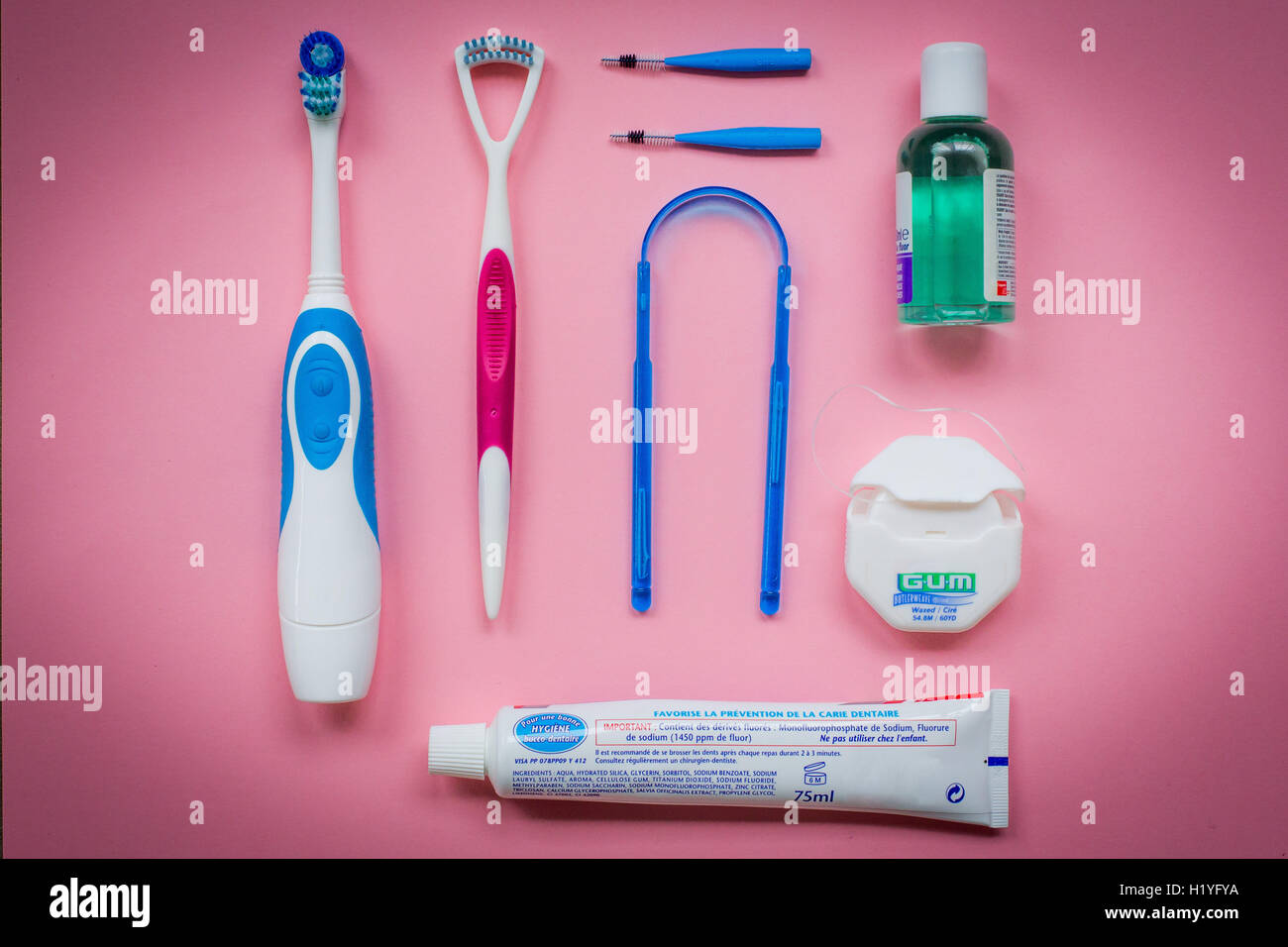 dental floss toothbrush