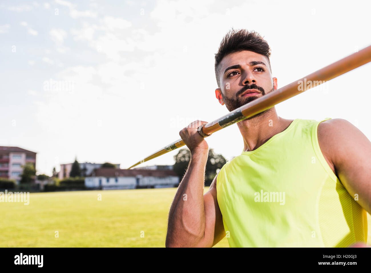 Javelin thrower Stock Photo Alamy