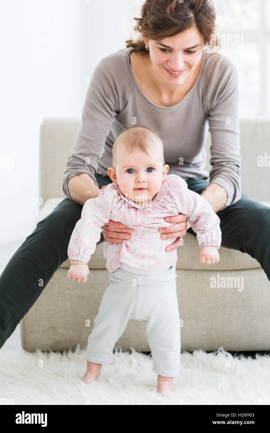 6 Month Old Baby Girl With Mother Stock Photo Alamy 6 Month Old Baby Girl With Mother Stock Photo Alamy