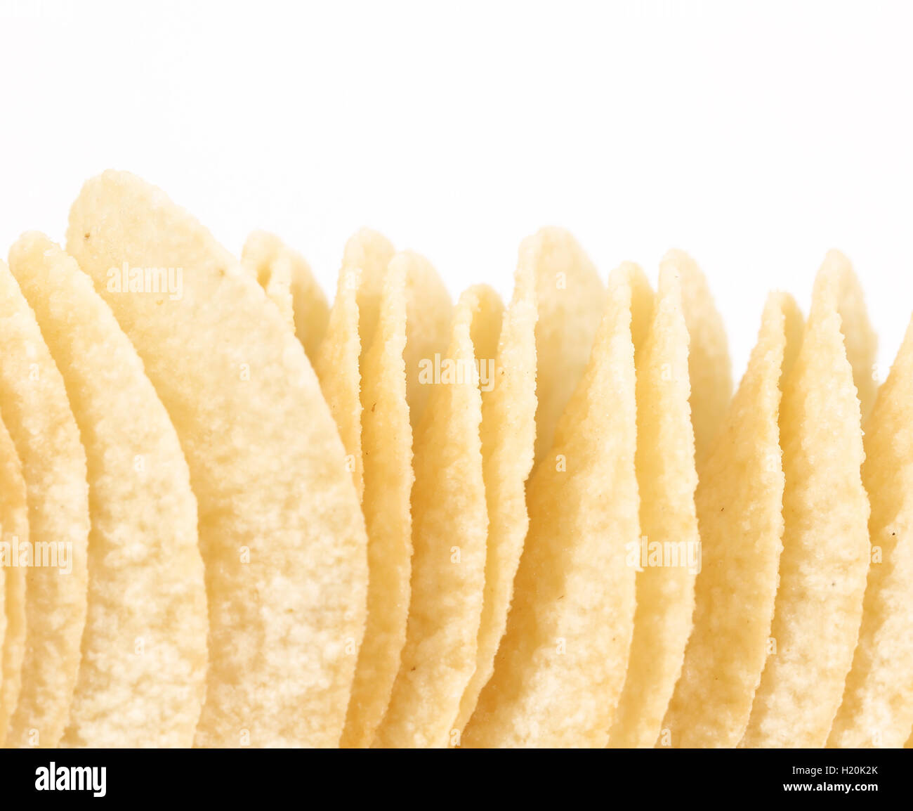 Stack of potato chips Stock Photo - Alamy