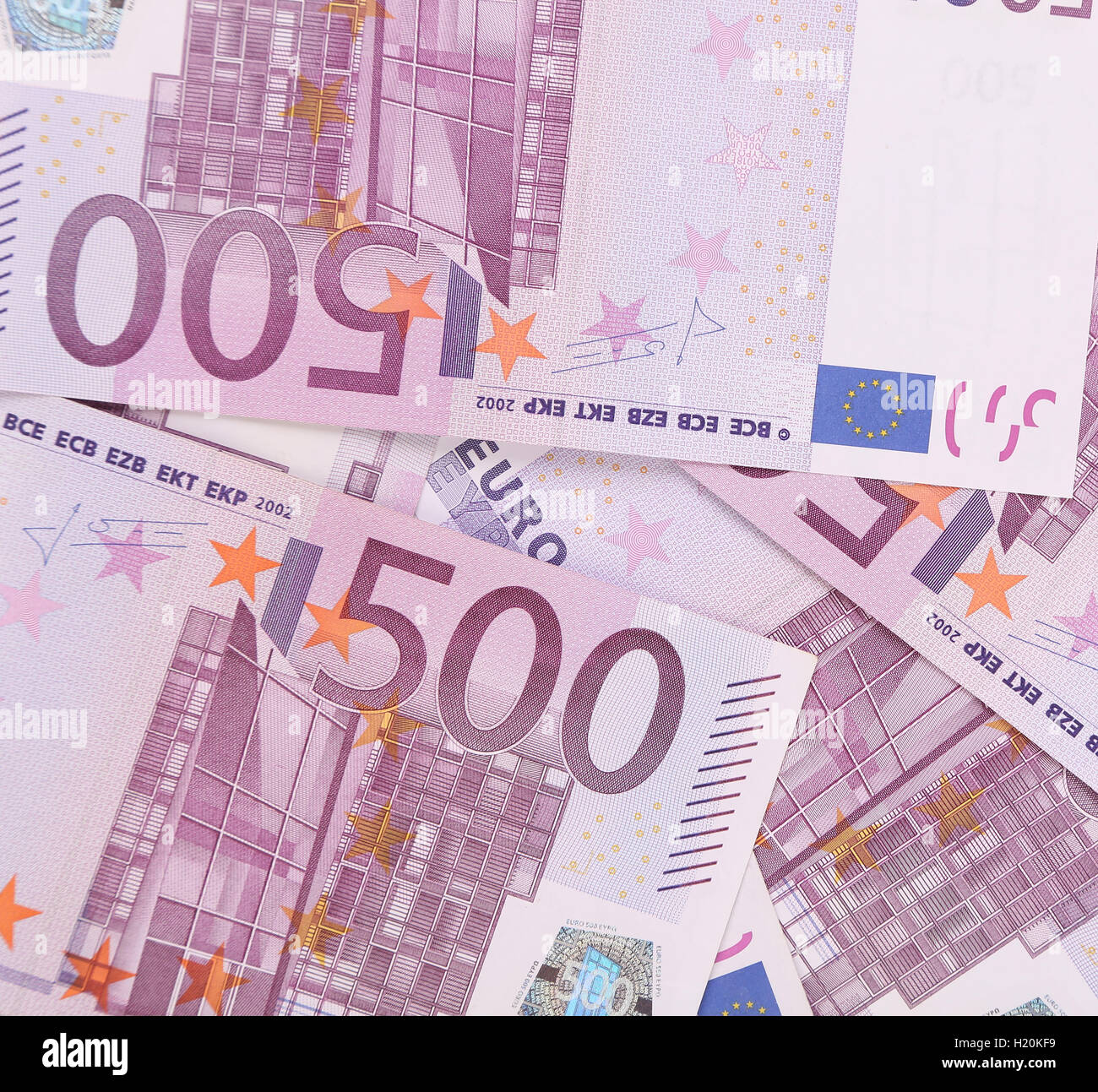 Five hundred euro notes Stock Photo - Alamy