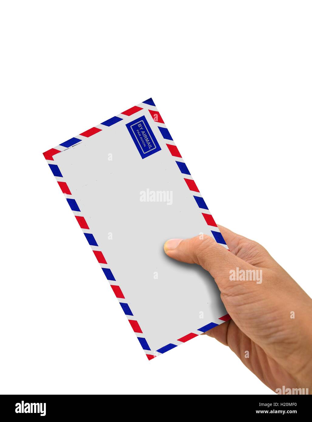 Hand Holding Envelope Stock Photo Alamy