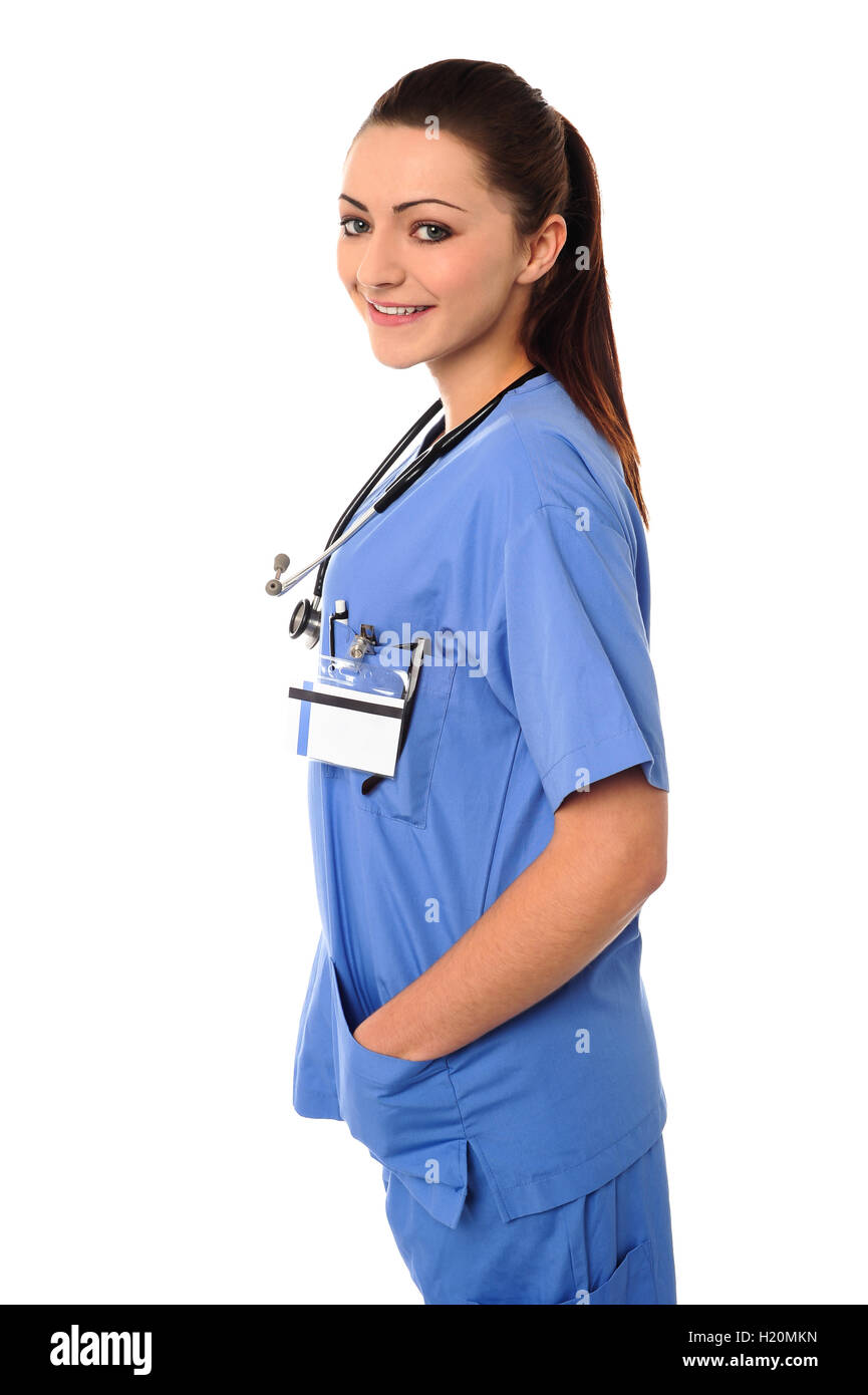 Young lady doctor hi-res stock photography and images - Alamy