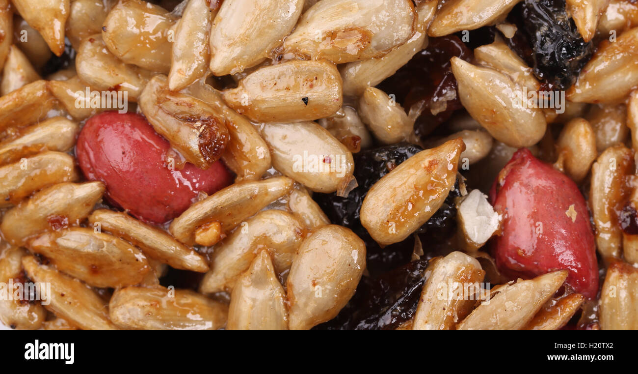 Candied peanuts sunflower seeds Stock Photo Alamy
