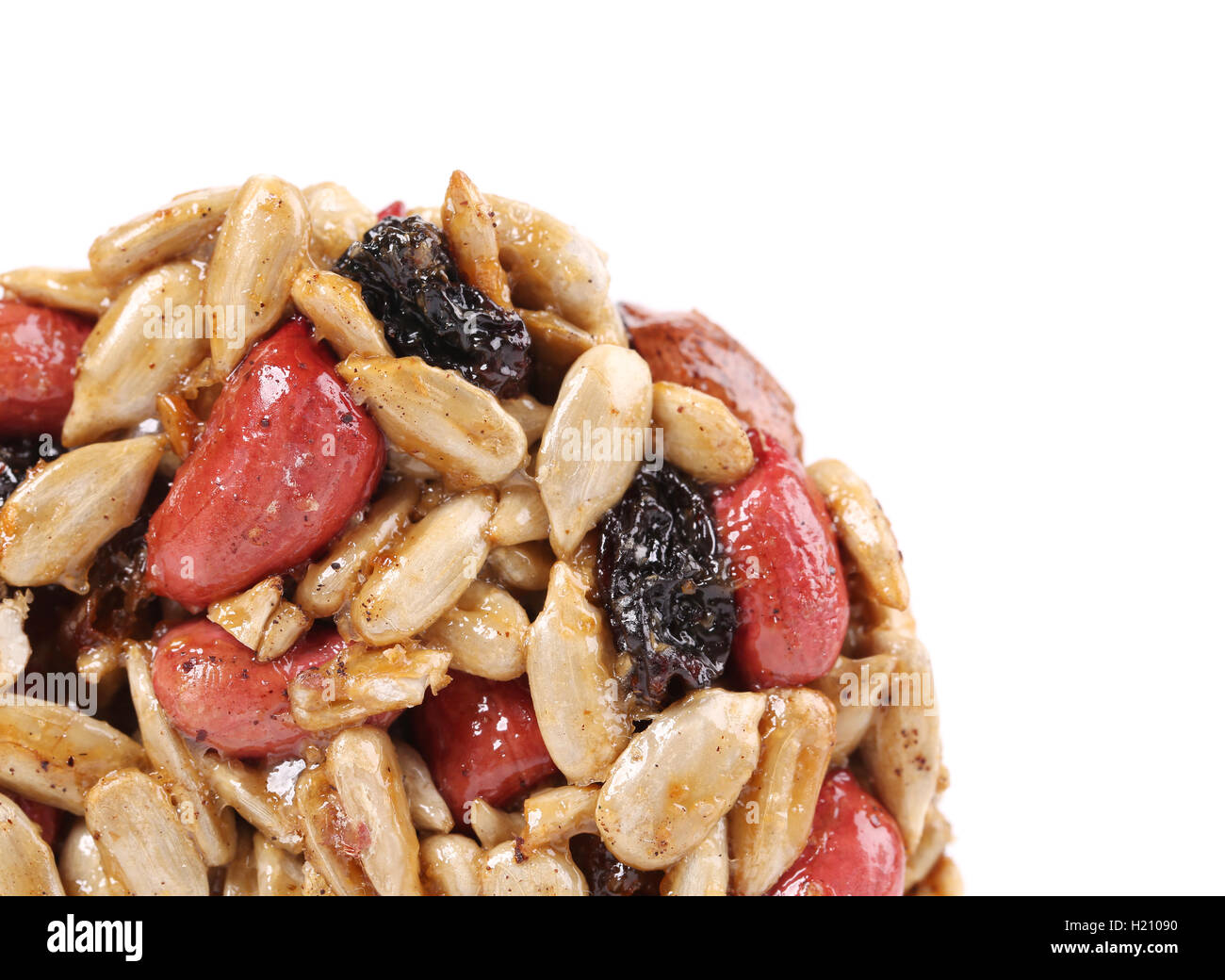 Candied roasted peanuts sunflower seeds Stock Photo Alamy