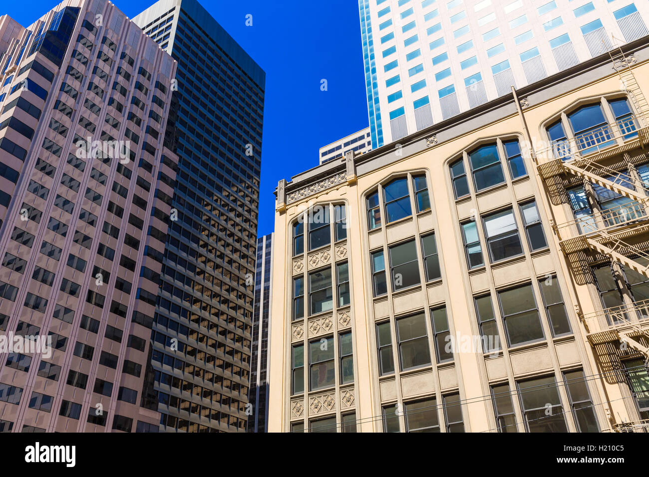 San Francisco downtown buildings in California Stock Photo - Alamy