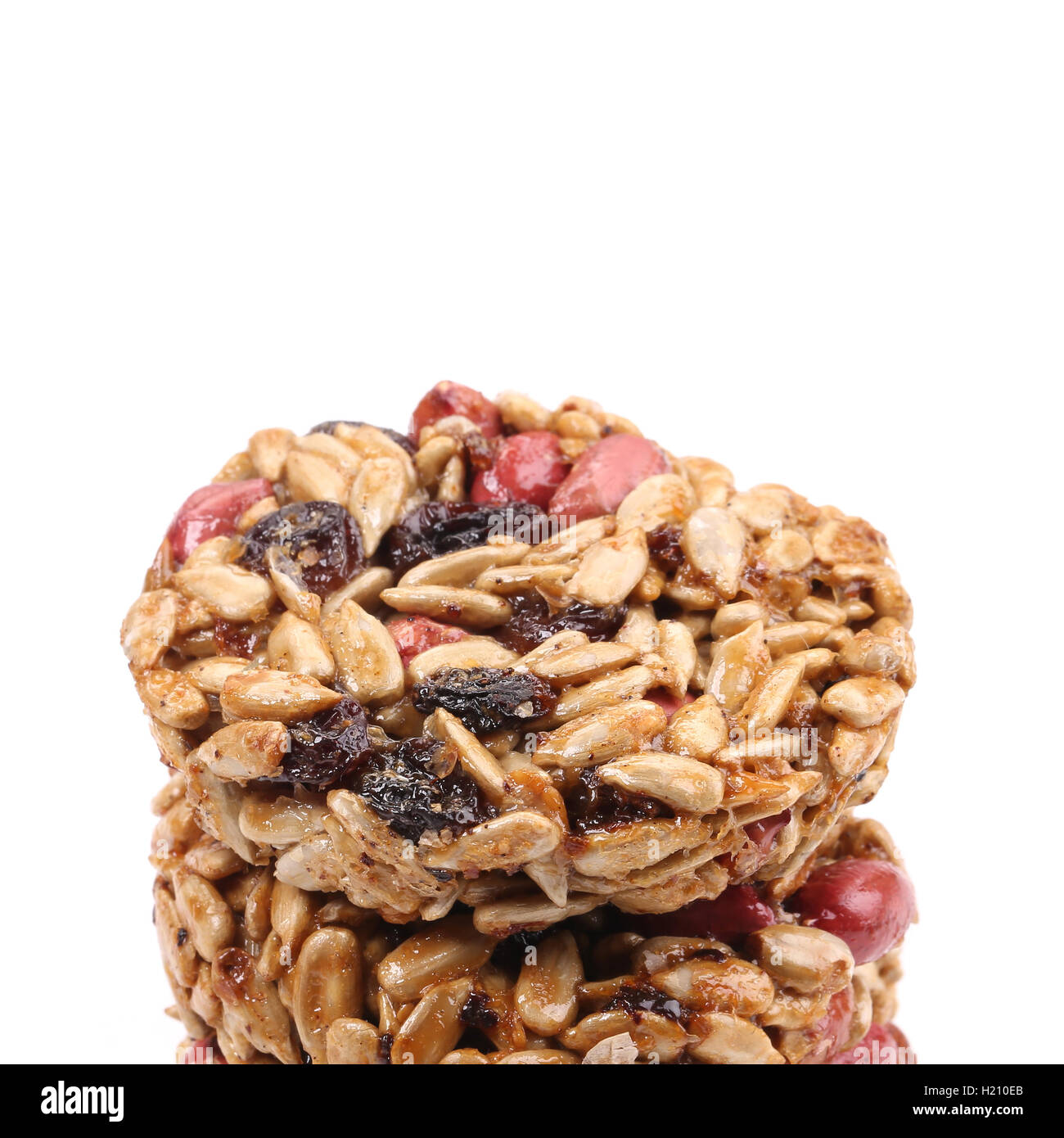 Stack of candied peanuts sunflower seeds Stock Photo Alamy