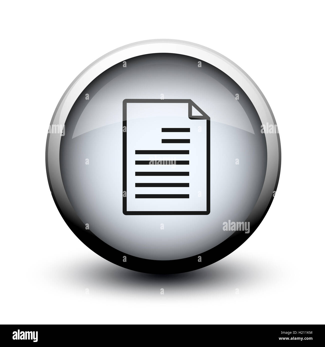 button document 2d Stock Photo - Alamy