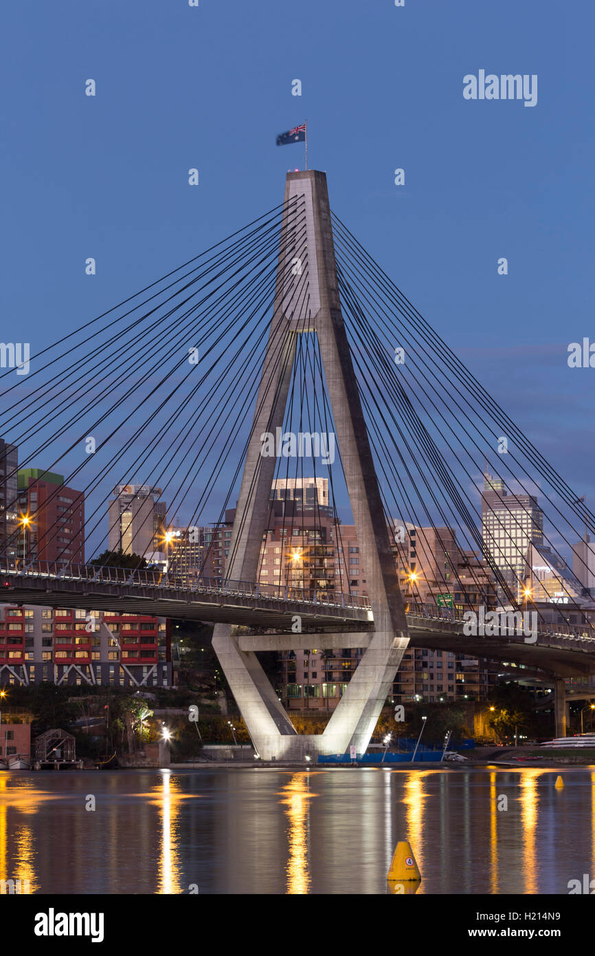 ANZAC Bridge Which Forms The Main Link From Sydney To The Western 