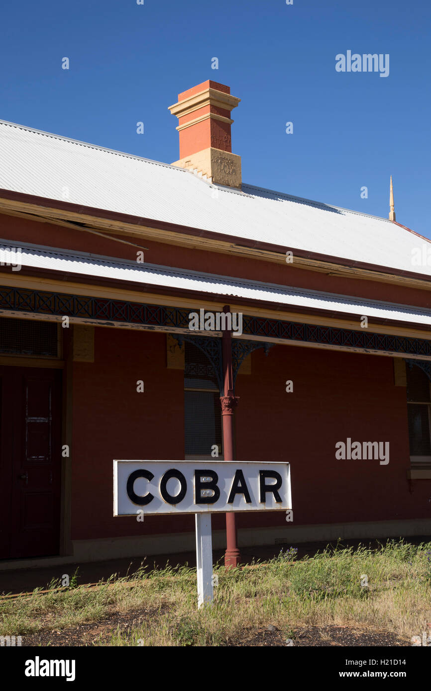 Detail Of The Cobar Railway Station Cobar New South Wales Australia