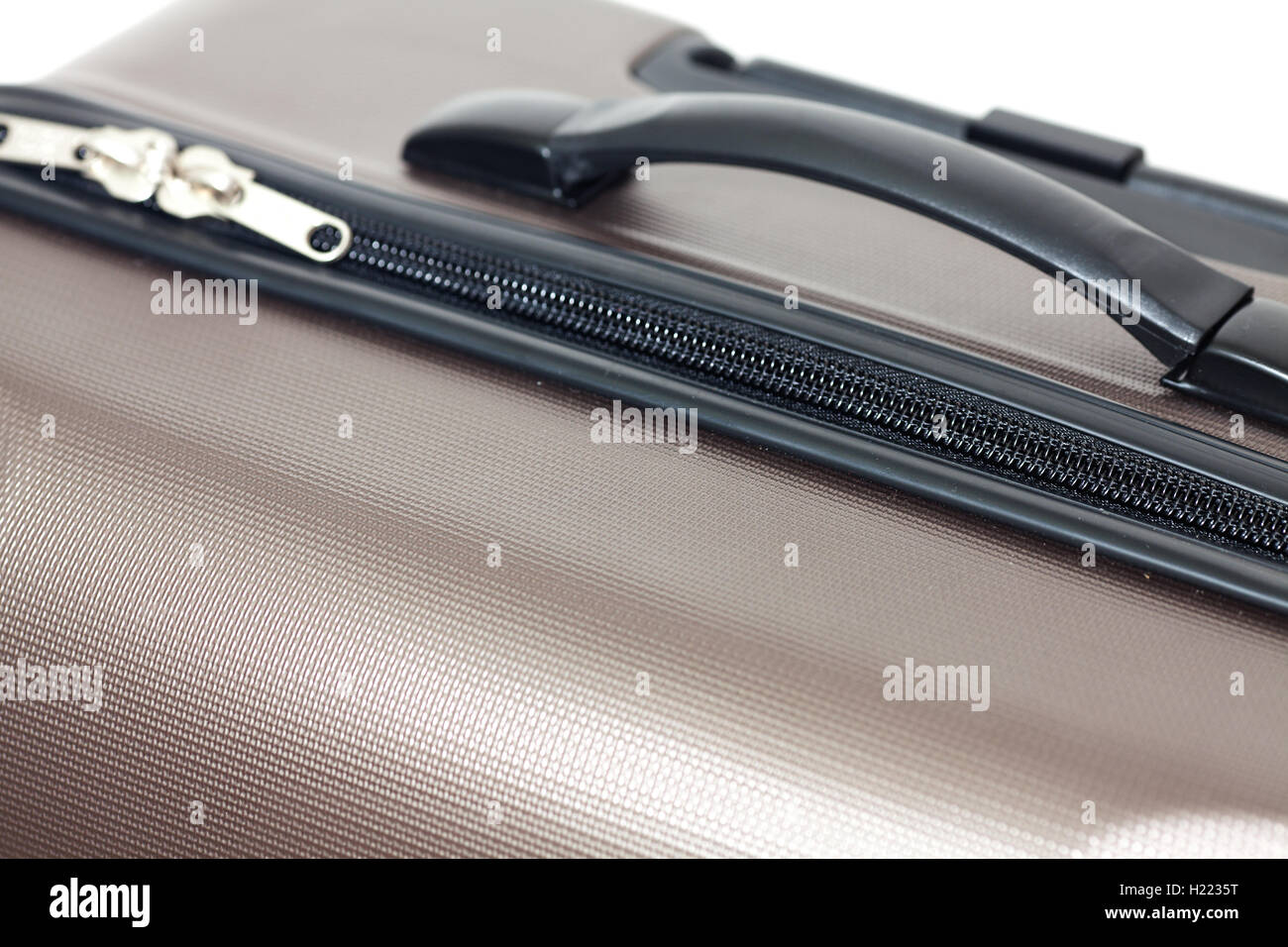 big brown suitcase for travel Stock Photo Alamy