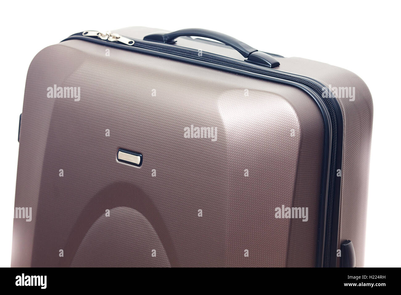 big brown suitcase for travel Stock Photo Alamy